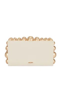 Cult Gaia Yadira Clutch Off White