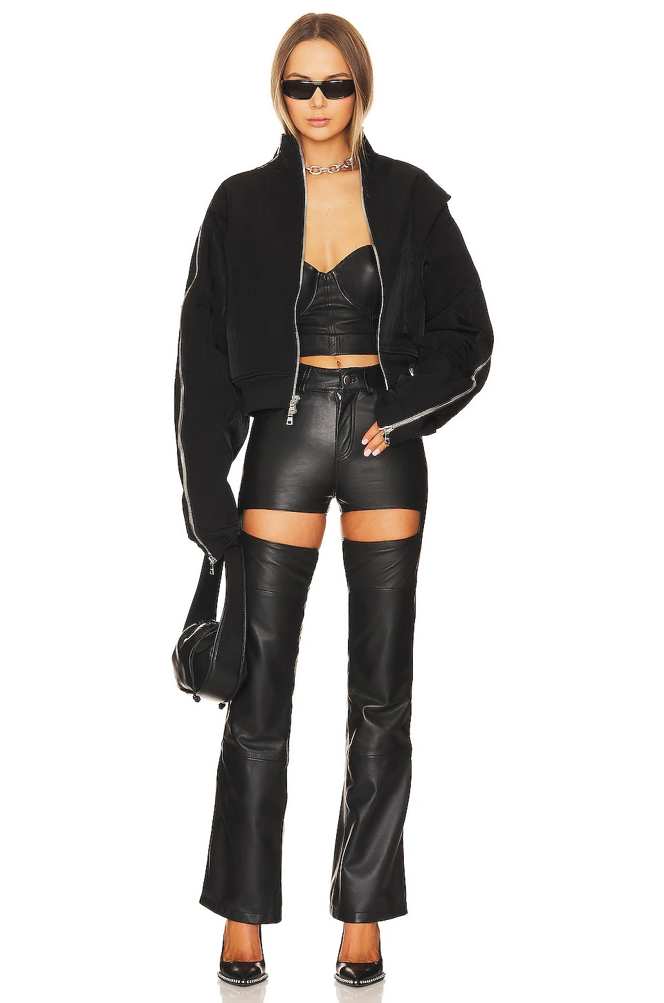 Phoebe Cut Out Pant Black 4 Phoebe Cut Out Pant Black - Image 4