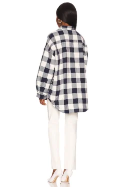 CPO Shirt Jacket Navy & Ecru Buffalo -Nike Store DIMI WO3 V3