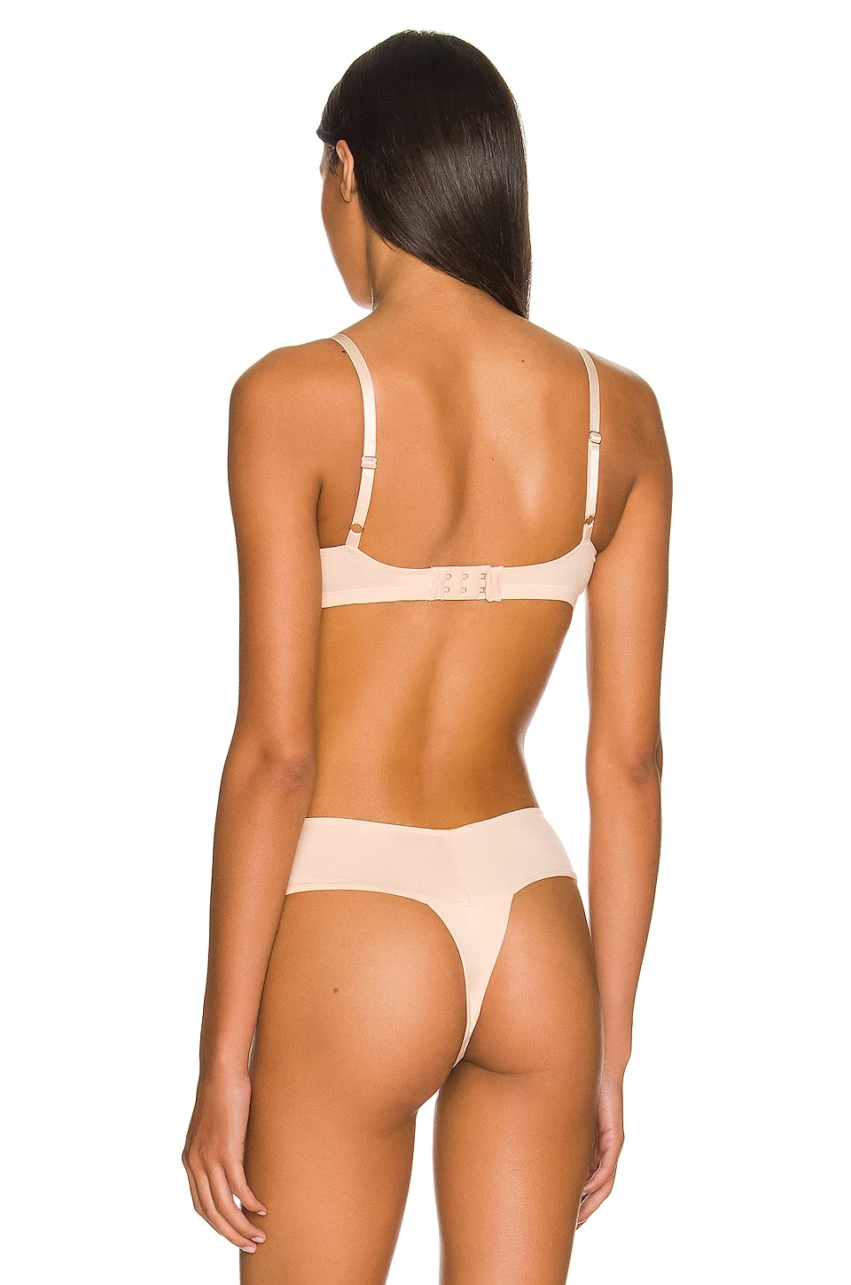 Eberjey Pima Stretch Cotton V Bralette Buff 3 Eberjey Pima Stretch Cotton V Bralette Buff - Image 3