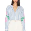 ESSENTIEL ANTWERP Dorothy Embellished Shirt Nice Blue