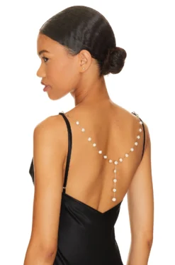 Mini Pearl Back Body Chain Pearl