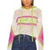 FIORUCCI Crochet Hoodie White