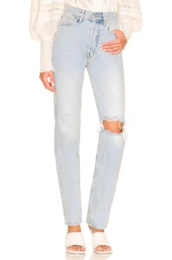FREE PEOPLE X We The Free The Lasso Jean True Blue