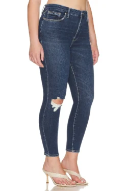 GOOD AMERICAN Good Waist Crop Straight Indigo379 -Nike Store GAME WJ90 V4