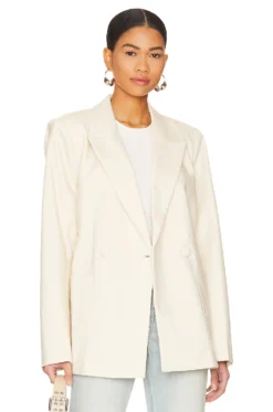 GOOD AMERICAN The Boss Blazer 2.0 Bone001