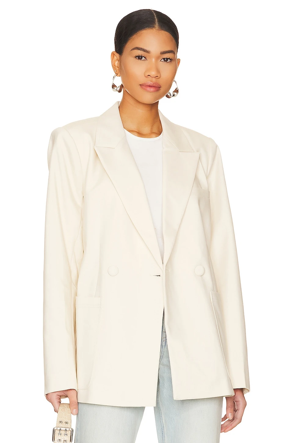 GOOD AMERICAN The Boss Blazer 2.0 Bone001 1 GOOD AMERICAN The Boss Blazer 2.0 Bone001