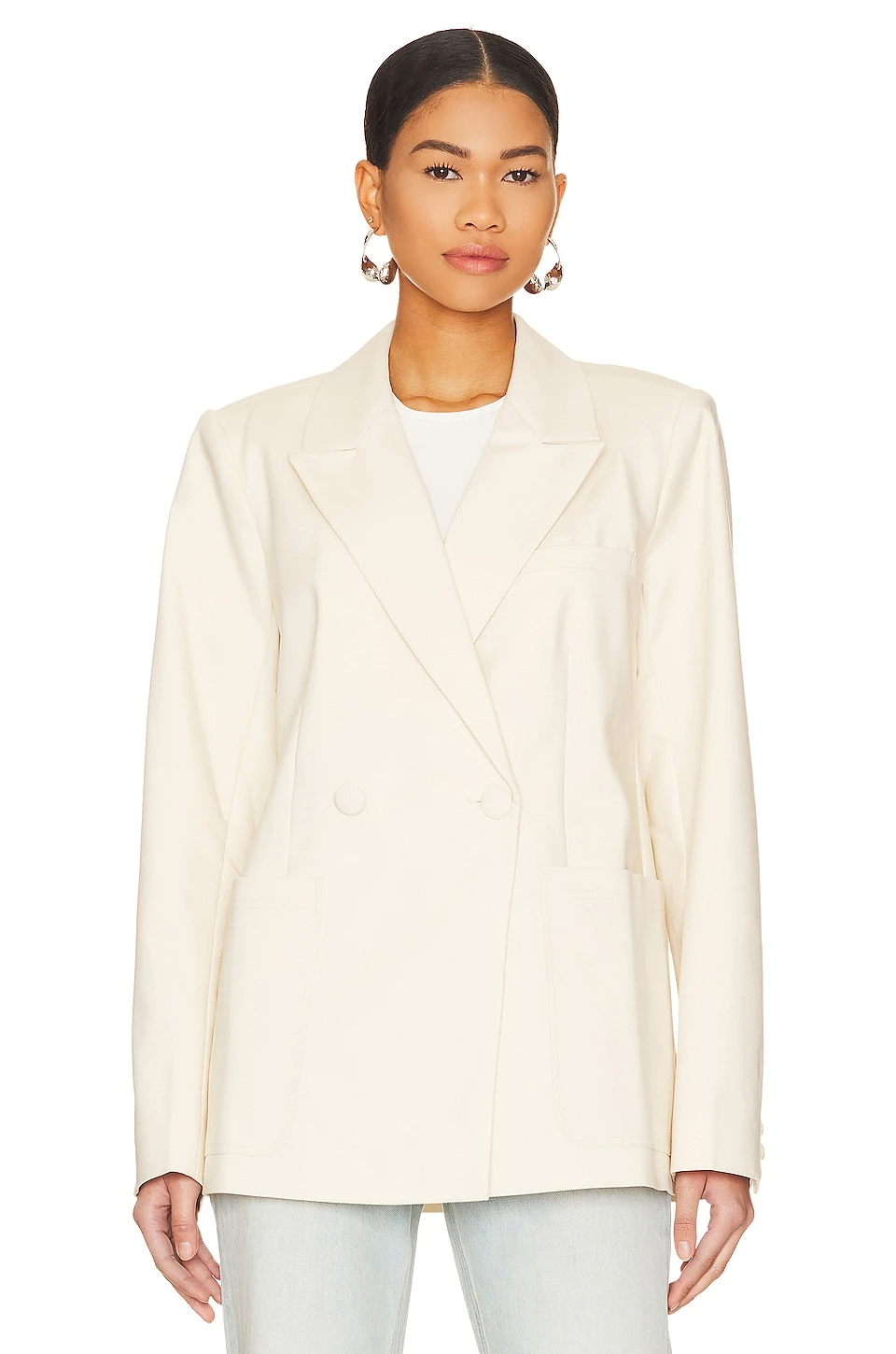 GOOD AMERICAN The Boss Blazer 2.0 Bone001 3 GOOD AMERICAN The Boss Blazer 2.0 Bone001 - Image 3