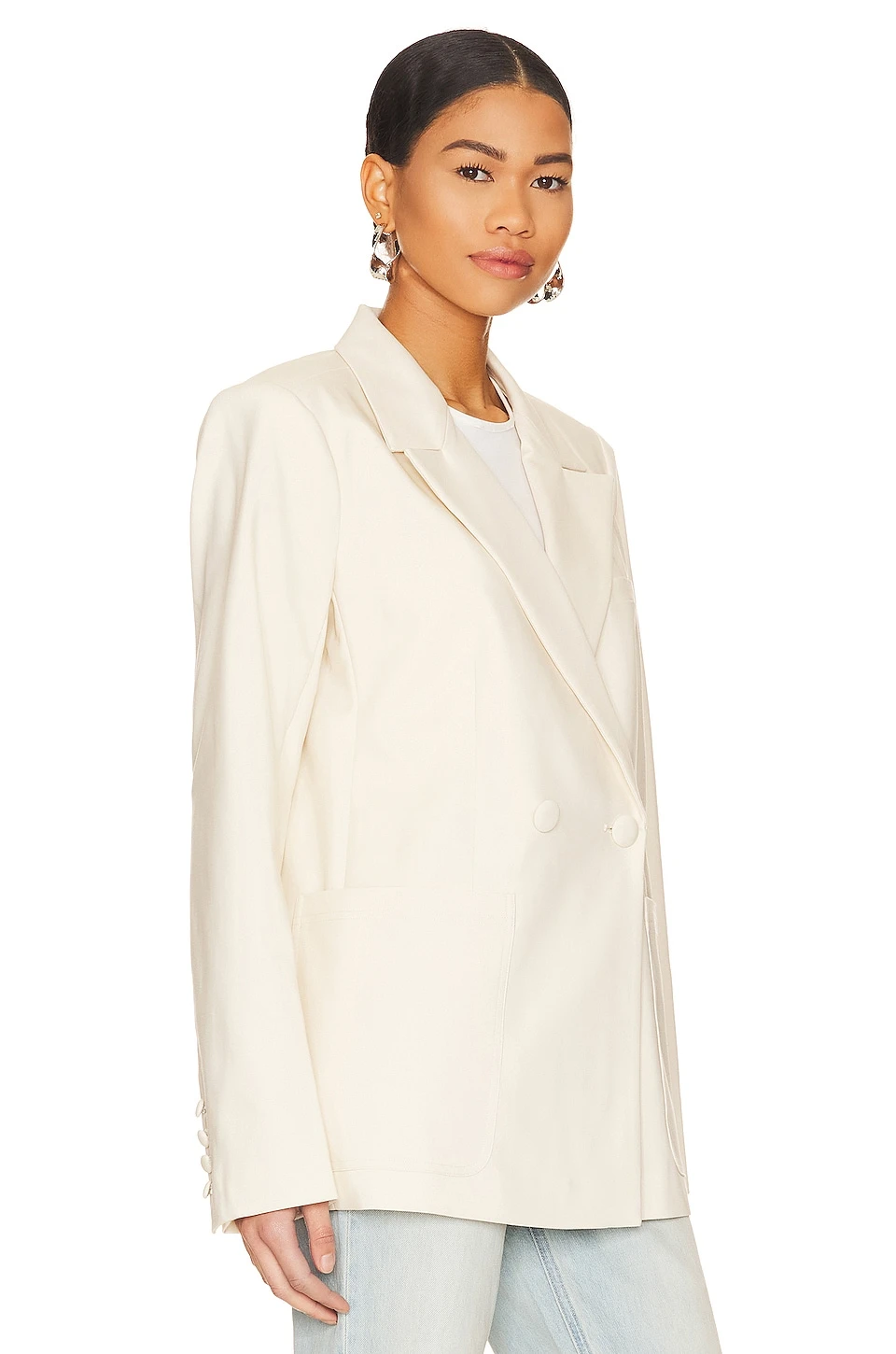 GOOD AMERICAN The Boss Blazer 2.0 Bone001 5 GOOD AMERICAN The Boss Blazer 2.0 Bone001 - Image 5