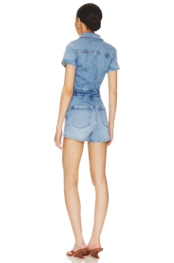 GOOD AMERICAN Fit For Success Short Jumpsuit Blue274 11 GOOD AMERICAN Fit For Success Short Jumpsuit Blue274 -Nike Store GAME WR1 V5