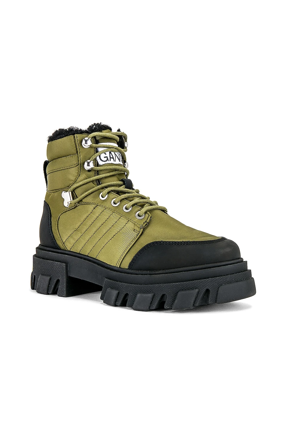 Ganni Lace Up Hiking Boot Kalamata 2 Ganni Lace Up Hiking Boot Kalamata - Image 2