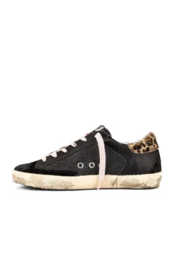 Golden Goose Superstar Sneaker Black, Gold, & Beige Brown Leopard 10 Golden Goose Superstar Sneaker Black, Gold, & Beige Brown Leopard -Nike Store GGOR WZ305 V5