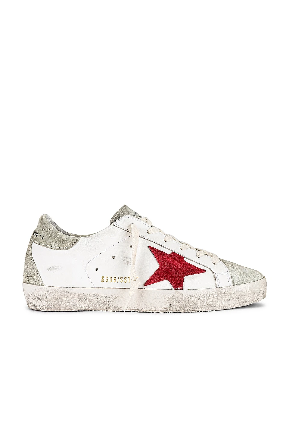 Golden Goose Super-Star Sneaker White, Ice, & Red 1 Golden Goose Super-Star Sneaker White, Ice, & Red