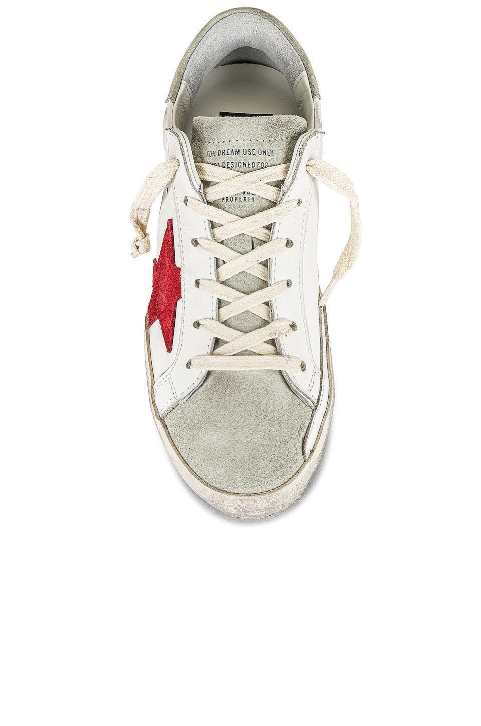Golden Goose Super-Star Sneaker White, Ice, & Red 4 Golden Goose Super-Star Sneaker White, Ice, & Red - Image 4