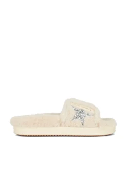 Golden Goose Poolstar Slide Beige & Silver