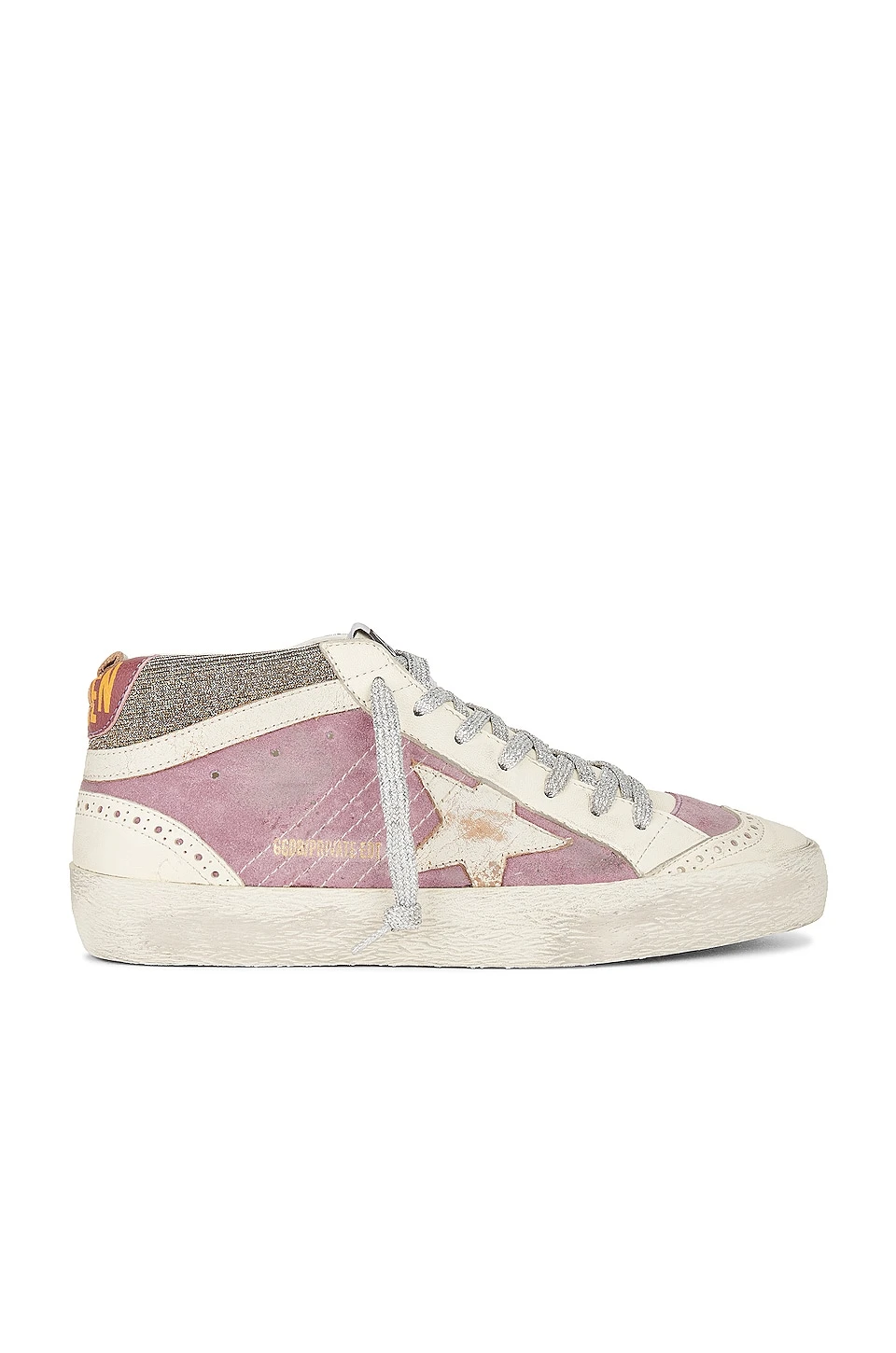 Golden Goose X REVOLVE Mid Star Sneaker Violet & White 1 Golden Goose X REVOLVE Mid Star Sneaker Violet & White