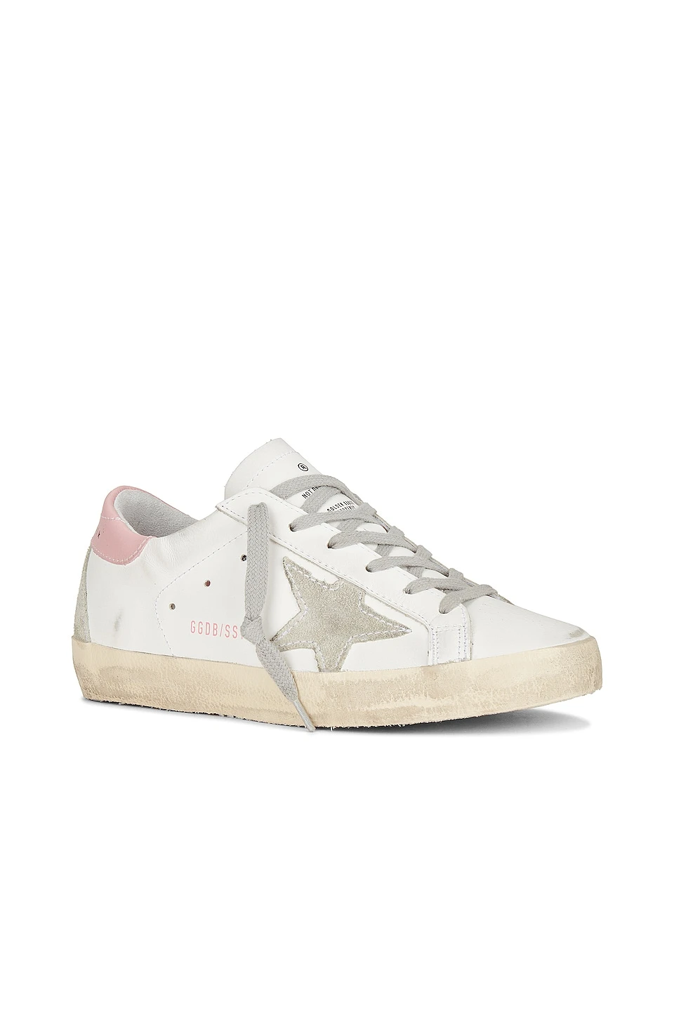 Golden Goose Super-Star Sneaker White, Ice, & Light Pink 2 Golden Goose Super-Star Sneaker White, Ice, & Light Pink - Image 2