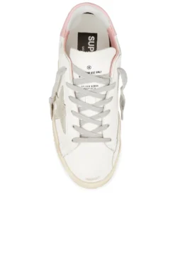 Golden Goose Super-Star Sneaker White, Ice, & Light Pink 9 Golden Goose Super-Star Sneaker White, Ice, & Light Pink -Nike Store GGOR WZ449 V4