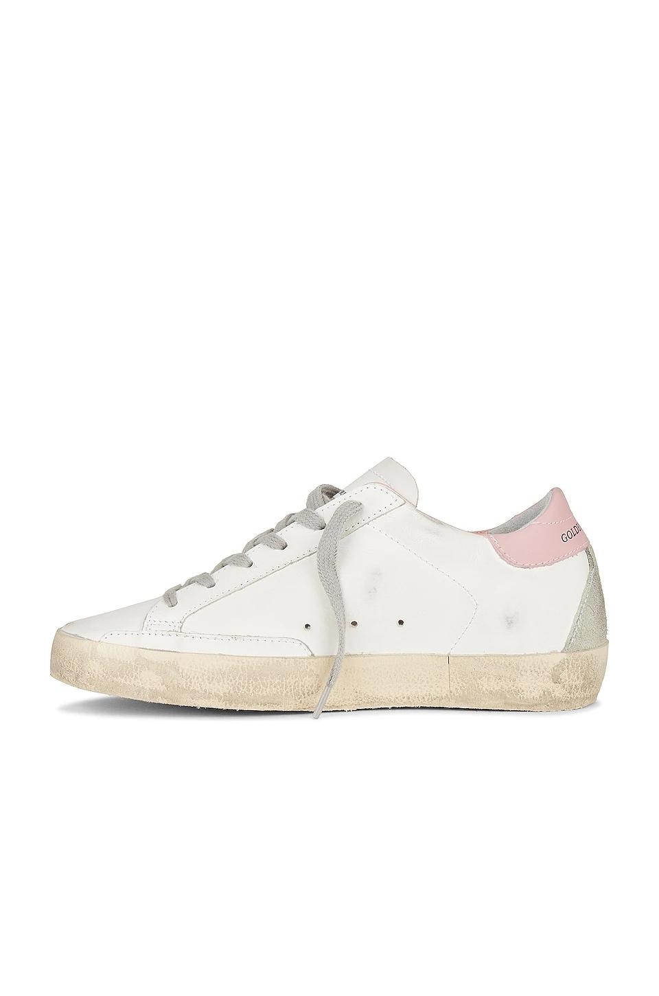 Golden Goose Super-Star Sneaker White, Ice, & Light Pink 5 Golden Goose Super-Star Sneaker White, Ice, & Light Pink - Image 5