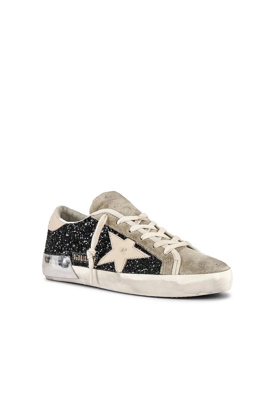 Golden Goose Super-Star Sneaker Black, Taupe, & Buttercream 2 Golden Goose Super-Star Sneaker Black, Taupe, & Buttercream - Image 2