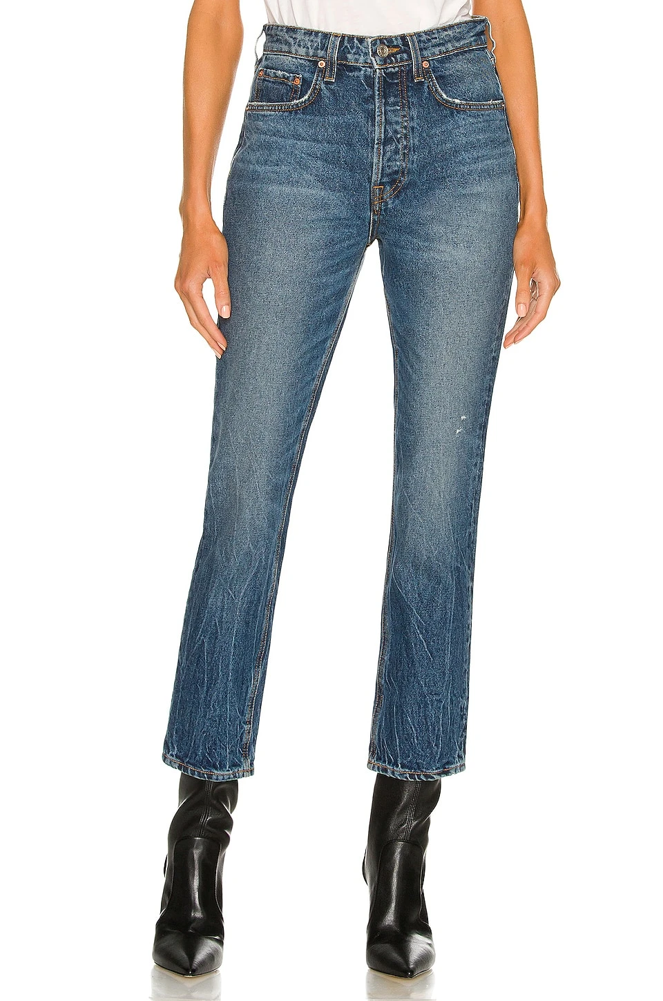 Karolina High Rise Straight Crop Hudson River 1 Karolina High Rise Straight Crop Hudson River