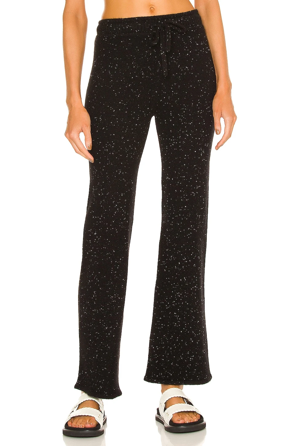 Cashmere Neps Lounge Pants Black 1 Cashmere Neps Lounge Pants Black