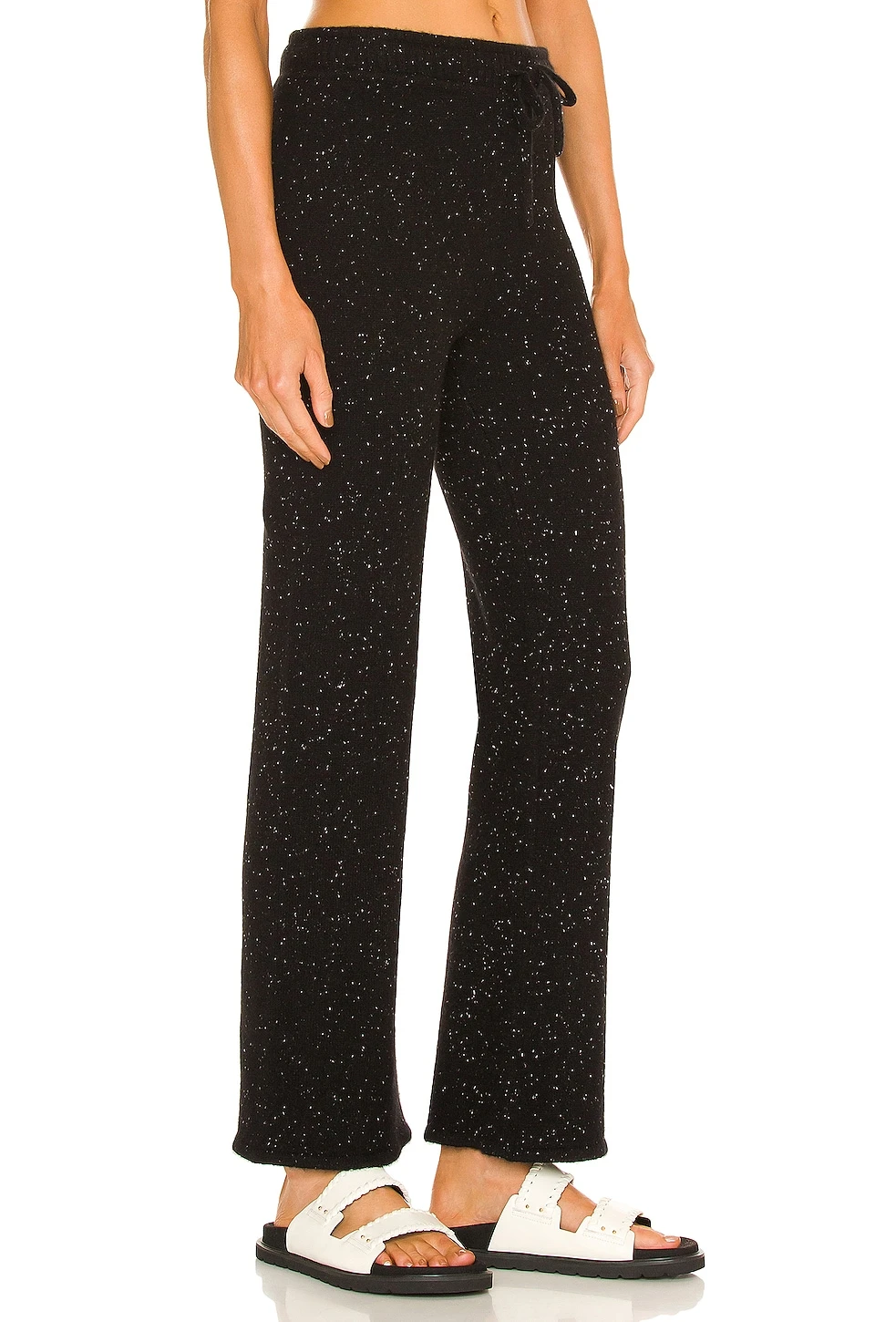 Cashmere Neps Lounge Pants Black 2 Cashmere Neps Lounge Pants Black - Image 2