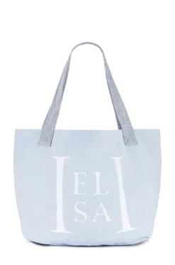 Logo Tote Blue