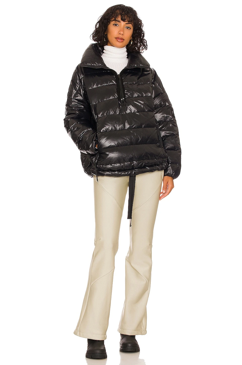 Holden Down Half Zip Sweatshirt Black 4 Holden Down Half Zip Sweatshirt Black - Image 4