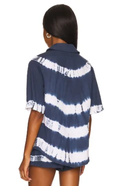 X REVOLVE Bari Shirt Navy & White -Nike Store HOOF WS655 V3