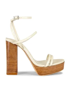 X REVOLVE Valerie Platform Sandal Beige