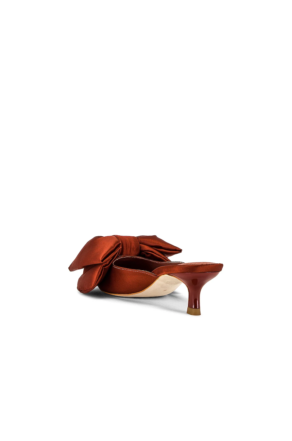Jeffrey Campbell Ruban Mule Rust Satin 3 Jeffrey Campbell Ruban Mule Rust Satin - Image 3