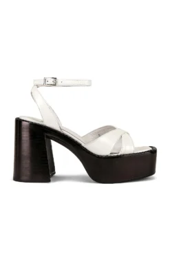 Jeffrey Campbell Producer Platform Sandal Ice Brown Polish Stack