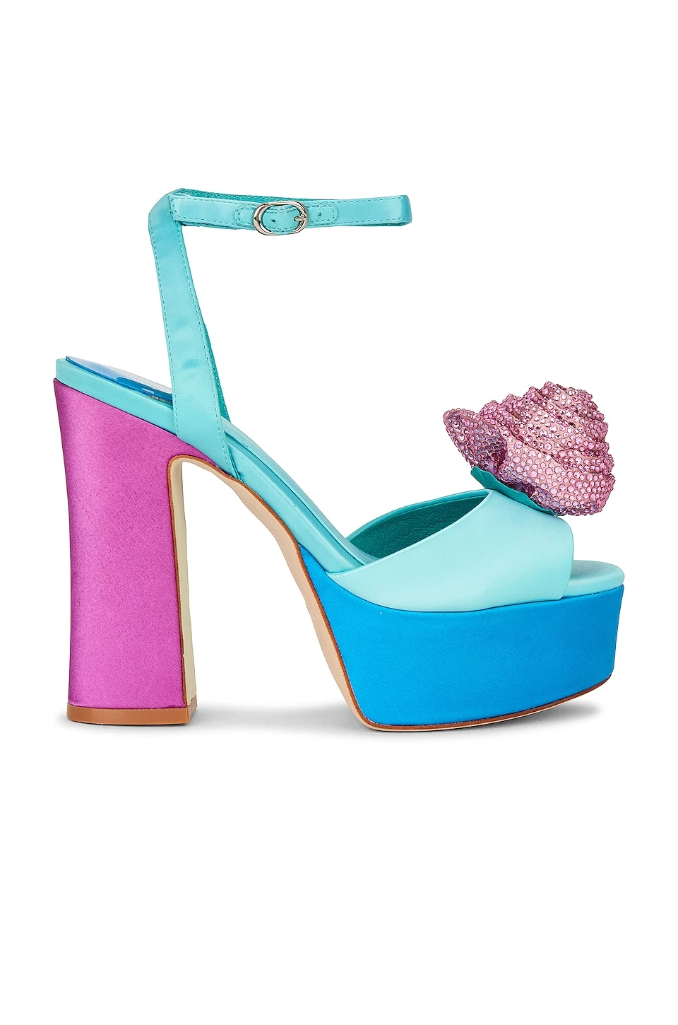 Jeffrey Campbell Freesia Sandal Blue Lilac Satin 6 Jeffrey Campbell Freesia Sandal Blue Lilac Satin - Image 6