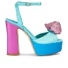 Jeffrey Campbell Freesia Sandal Blue Lilac Satin