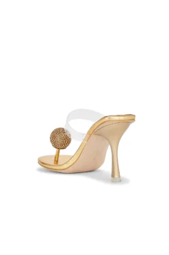 Jeffrey Campbell Polished Sandal Gold Clear 7 Jeffrey Campbell Polished Sandal Gold Clear -Nike Store JCAM WZ1599 V3