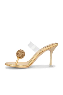 Jeffrey Campbell Polished Sandal Gold Clear 9 Jeffrey Campbell Polished Sandal Gold Clear -Nike Store JCAM WZ1599 V5