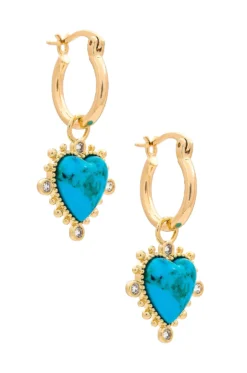Heavenly Heart Hoop Turqouise