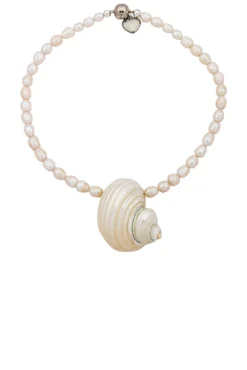 Mykonos Necklace Pearl