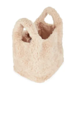 JAKKE Bertha Curly Faux Fur Bag Biscuit -Nike Store JKKE WY2 V4