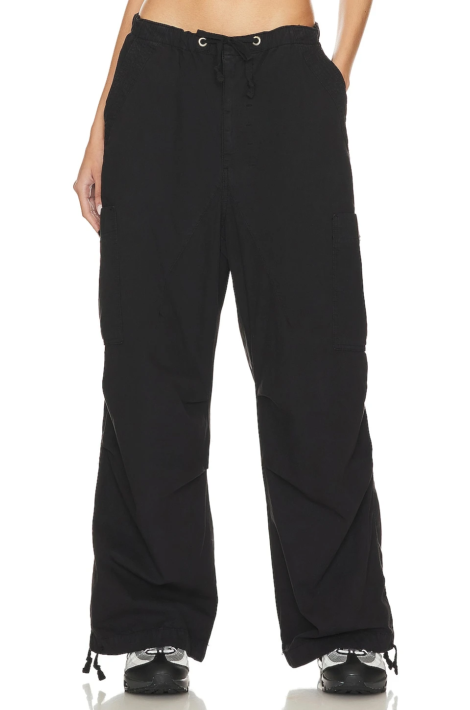 Jaded London Parachute Cargo Pants Black 1 Jaded London Parachute Cargo Pants Black