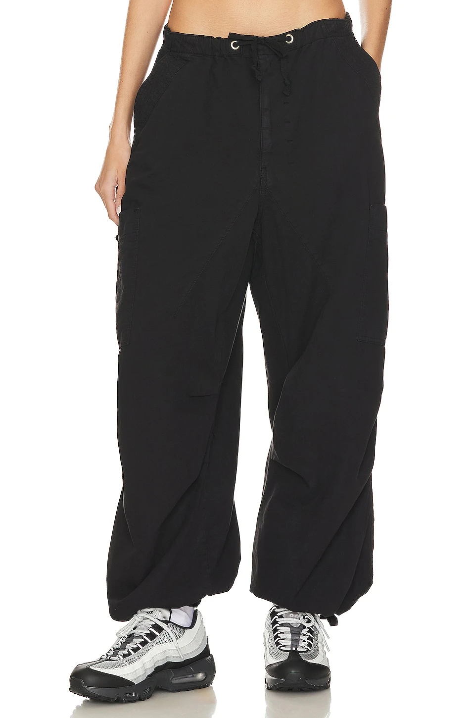Jaded London Parachute Cargo Pants Black 2 Jaded London Parachute Cargo Pants Black - Image 2