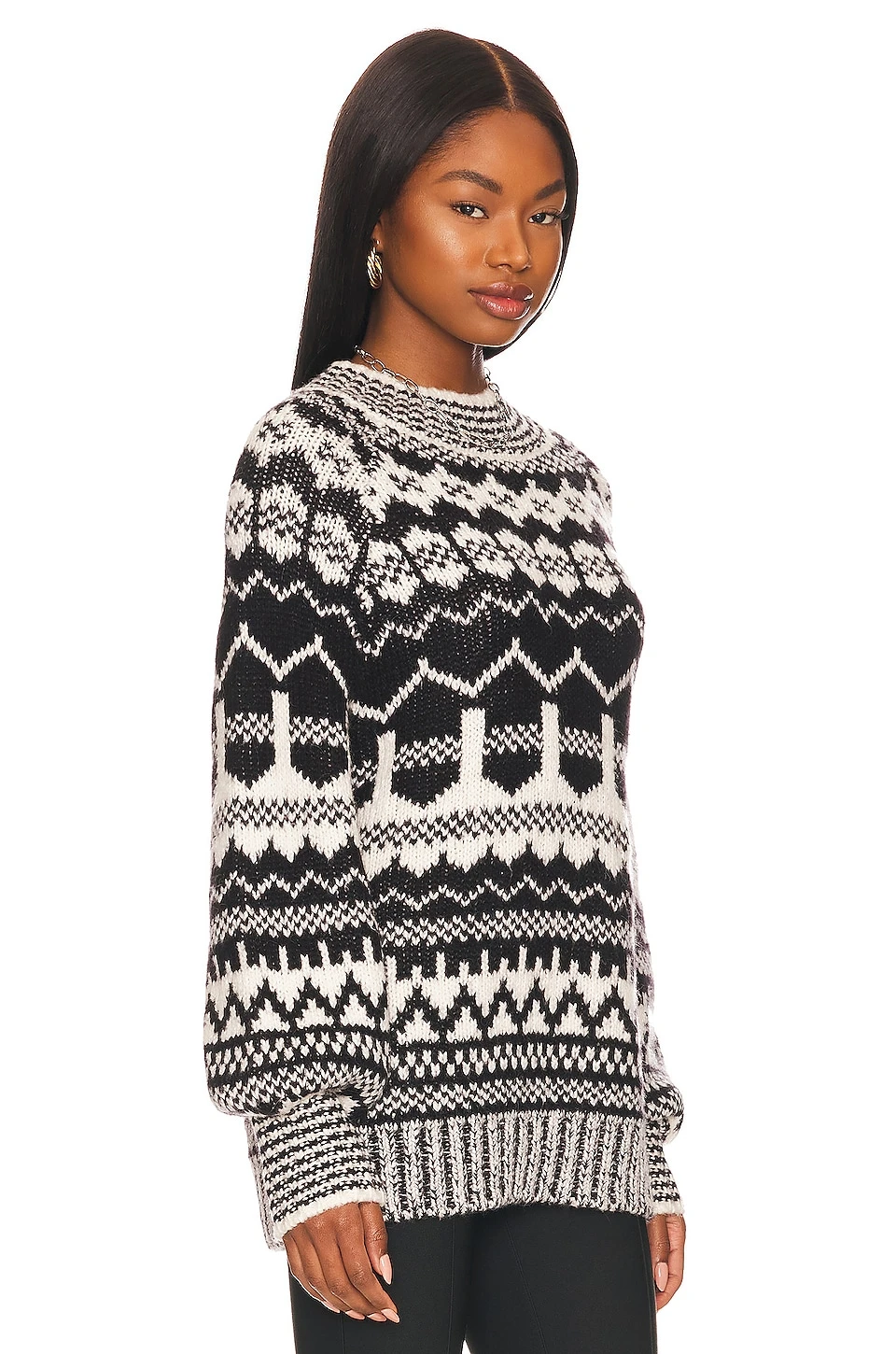 Allegra Sweater Black Diamond 2 Allegra Sweater Black Diamond - Image 2