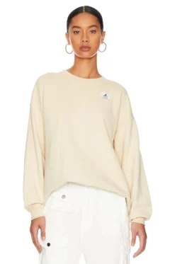 Jordan Flight Fleece Crew Beach