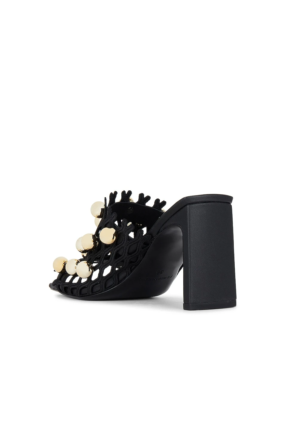 Aster Stud Sandal Black 3 Aster Stud Sandal Black - Image 3