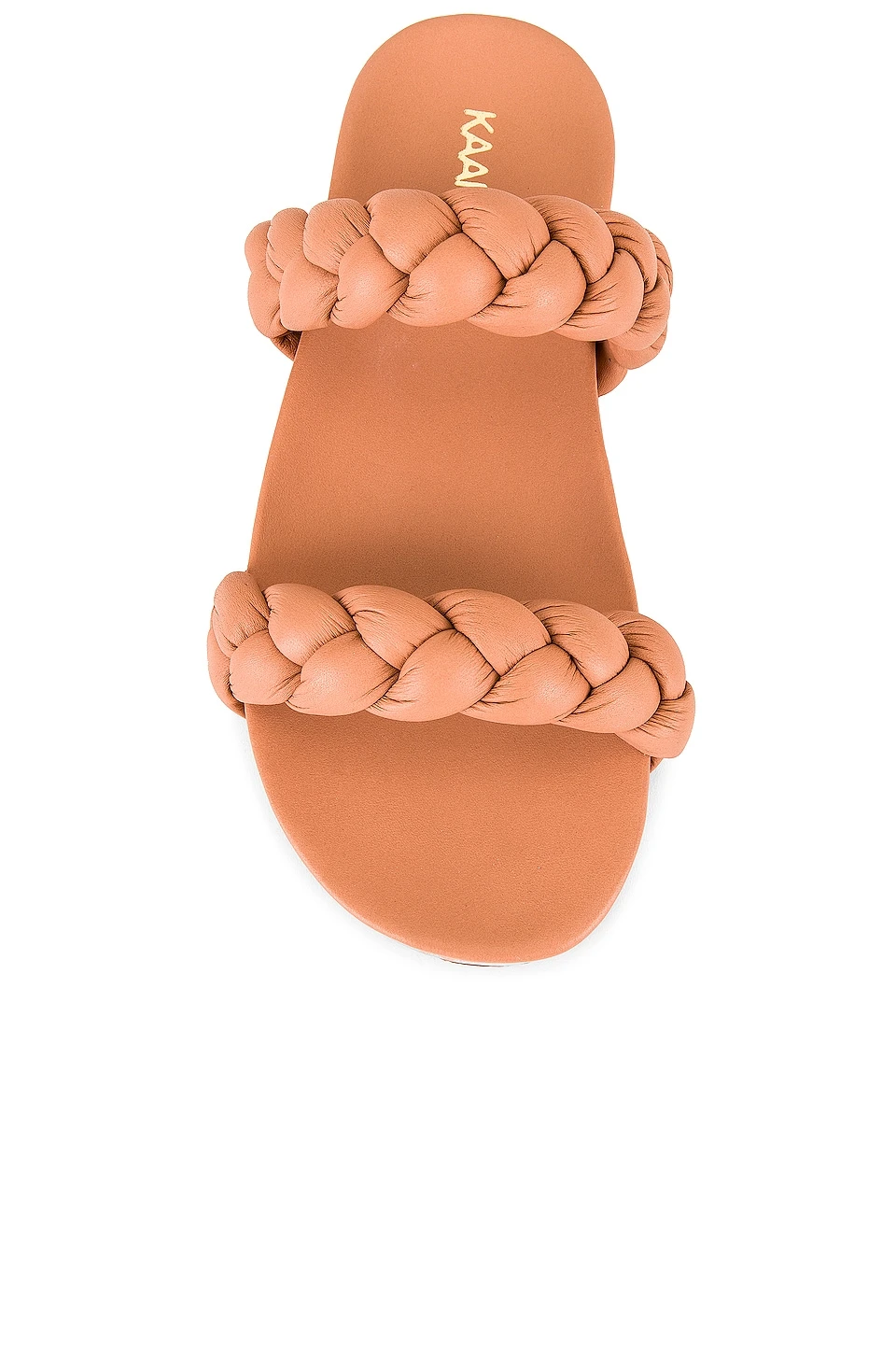 Coco Chunky Braided Pool Slide Peach 4 Coco Chunky Braided Pool Slide Peach - Image 4