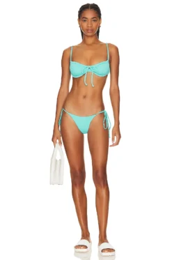 Thong Tide Side Bikini Bottom Aquaelle Ribbed 7 Thong Tide Side Bikini Bottom Aquaelle Ribbed -Nike Store KKIN WX3 V4
