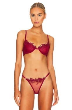 Zahra Underwire Bra Red