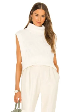 Collin Turtleneck Pullover Ivory
