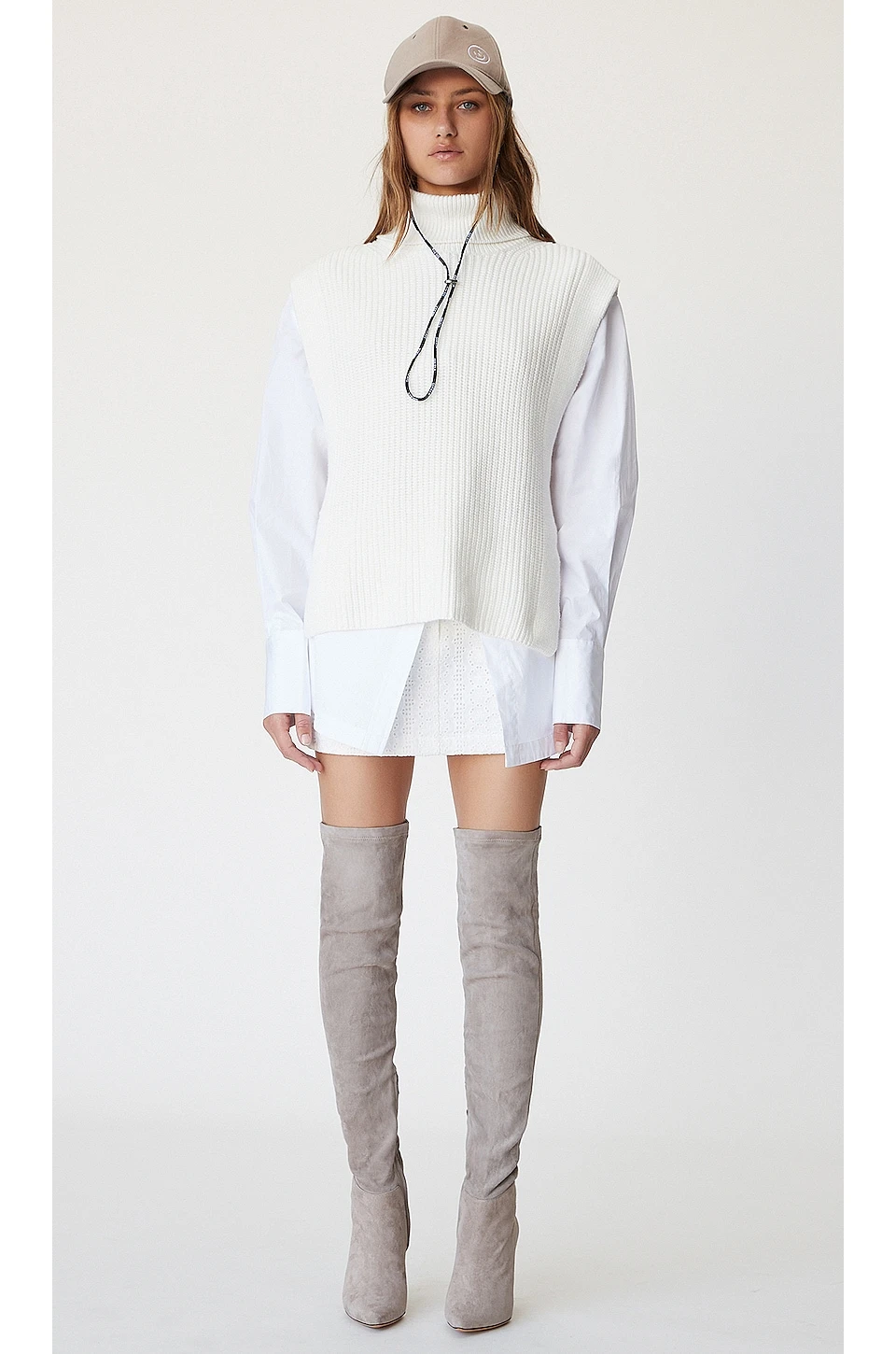 Collin Turtleneck Pullover Ivory 5 Collin Turtleneck Pullover Ivory - Image 5